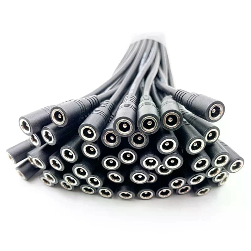 Hot sale 10Pcs 5.5x2.1 Plug DC male or Female Cable Wire Connector For 3528 5050 LED Strip Light