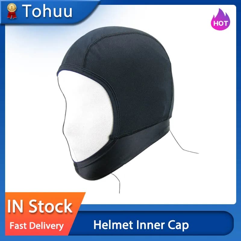 Casco da moto berretto interno cappello estivo traspirante ad asciugatura rapida berretto da corsa per bicicletta sotto il casco berretto per uomo e donna