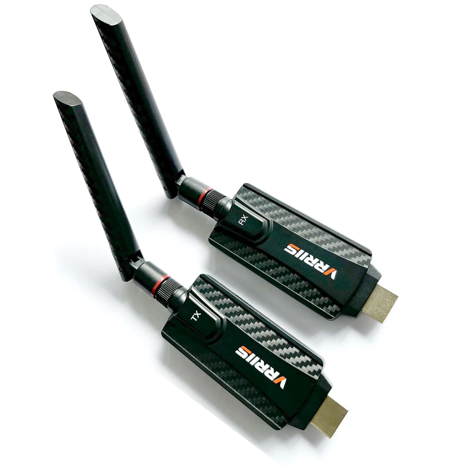 Trasmettitore e ricevitore audio/video wireless 1080P 200M, adattatore estensore HDMI 1TX a 4RX per fotocamera, laptop, PC, TV e proiettore