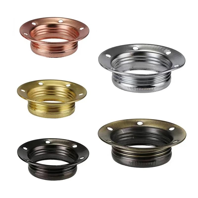 E27 E26 Vintage lamp ring Base for industrial suspension lamp DIY with ring Adapter lamp for retro screw connection