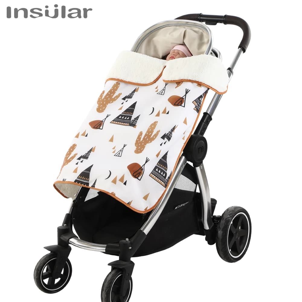 Inverno antivento caldo passeggino coperta impermeabile flanella Swaddle Knit Wraps coperta carrozzina passeggino coperte 85*64cm