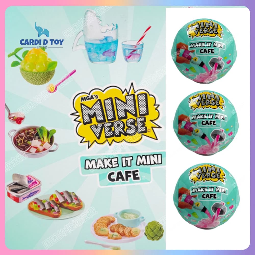 Nuove Palline Giocattolo Cibo Afternoon Tea Miniverse Originali After Tea 6a Generazione Mini Palline Miniature Fai da Te Blind Box Mini Verse Ball