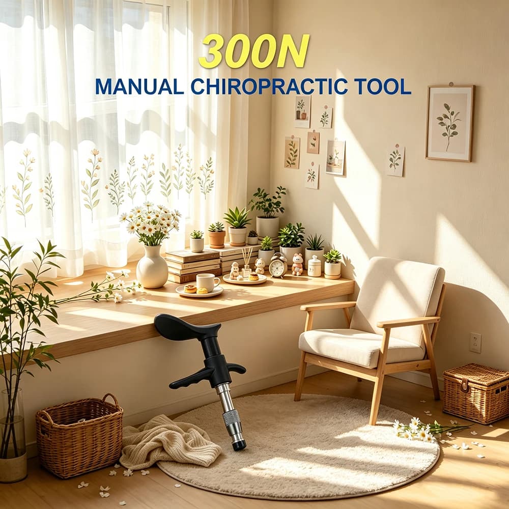 300N Portable Chiropractic Adjusting Tools Therapy Spine Correction Health Care Manual Chiropractic Gun Body Massager