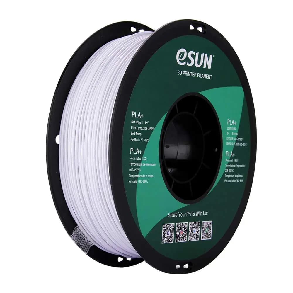 PLA PRO 3D Printer Filament, 1.75mm +/-0.03mm, 1kg Spool, Cool White