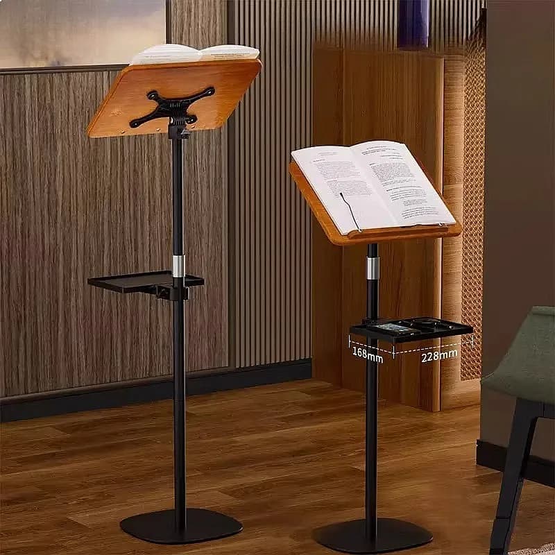 Multifunctional Floor Book Stand Adjustable Tablet Holder Drawing Stand for Artists Kids Students