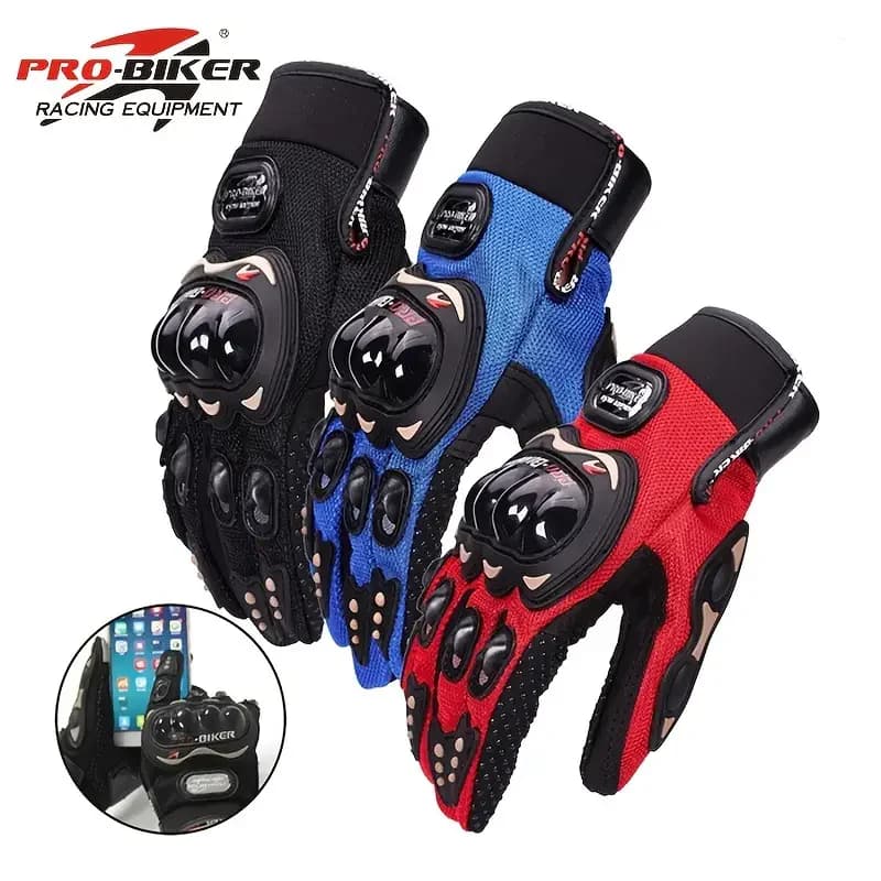 Motorcycle Gloves Touchscreen Breathable Exercise Gloves Sports MTB Gloves for Bicycle Fishing