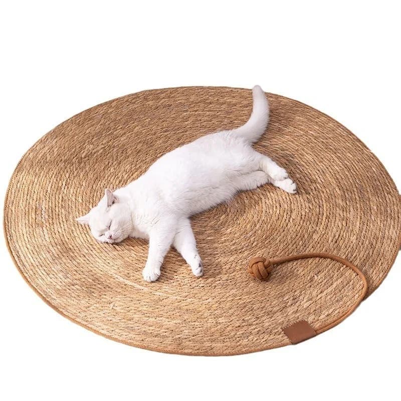 Cats Tree Cat Scratching Post Sofa Mats Furniture Protector Cat Scratcher Rattan Mat Board Cat Scratch for Sharpen Nails Scraper