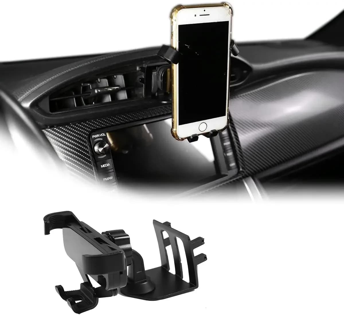 1PCS Car Cell Phone Holder Car Center Air Vent Phone Stand For Toyota 86 2012-20 Subaru BRZ 2012-2020 Dashboard Mobile Bracket