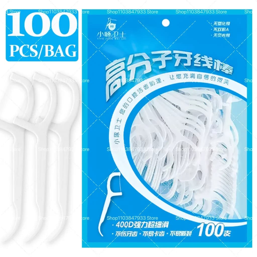 High Tensile Interdental Wire Pick Super Slim Arc Shaped Interdental Wire Clean Between Teeth Interdental Oral Hygiene Care