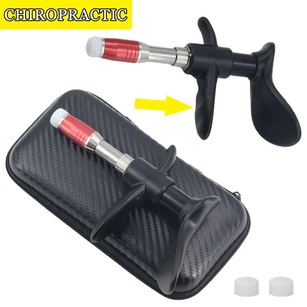 Portatile Hand Gun for Chiropractics, Spinal Correction Massage Tool, Body Treatment Massage, Physiotherapy