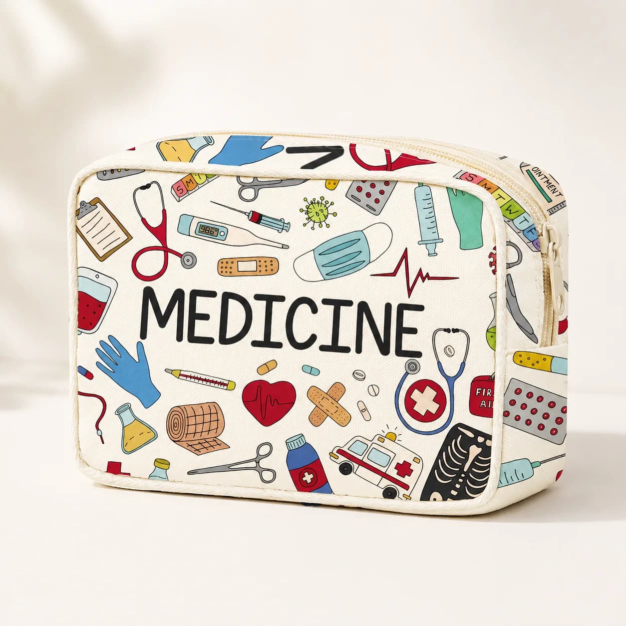 Large Capacity Medicine Bag Travel Portable Medical Bag Home Medicine Storage Bag Set Portable Outdoor First Aid Kit
