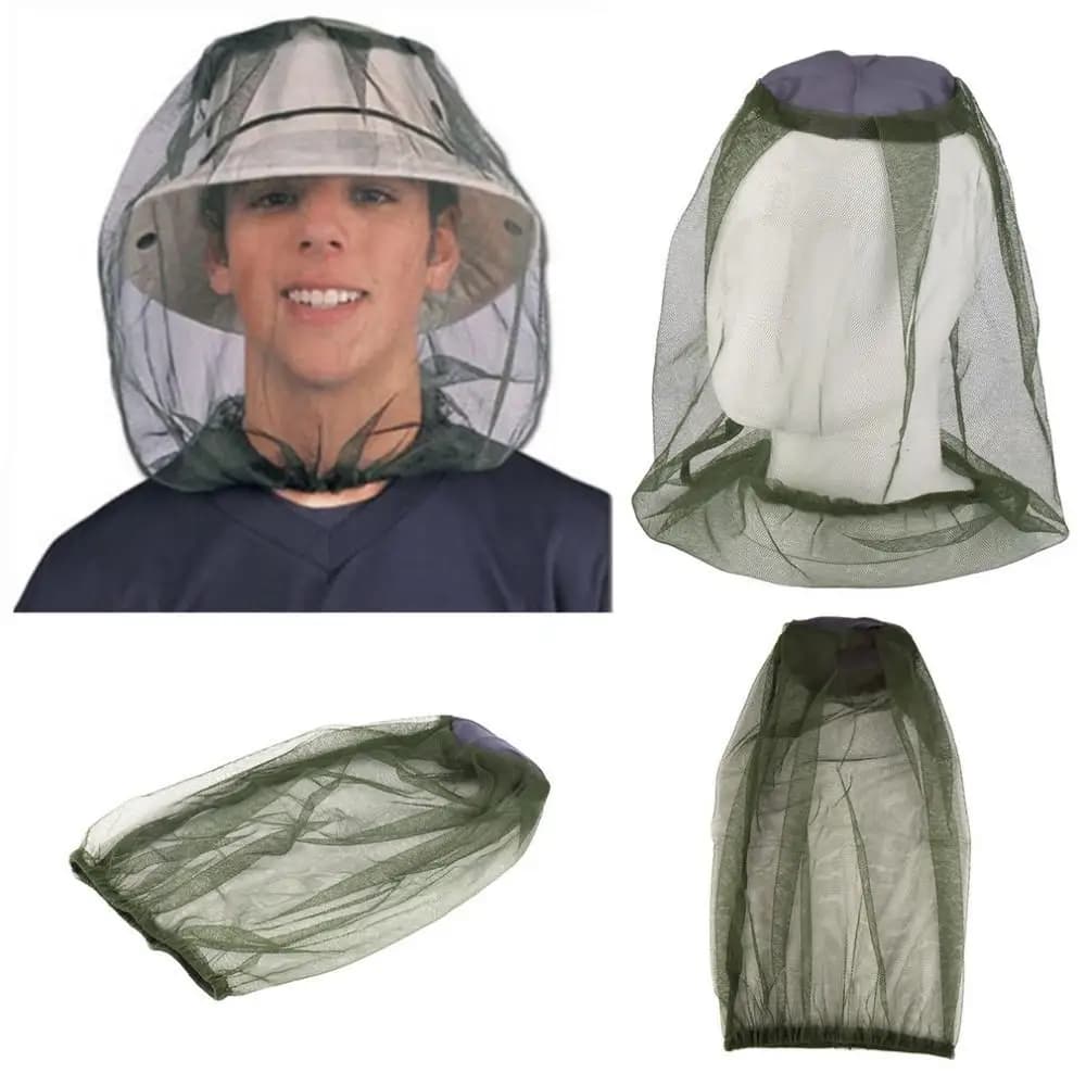 Escursione Pesca Zanzariera Cappello Insetto Midge Wasp Bug Testa Della Copertura Della Protezione Pesca All'aperto Anti Zanzara Cappello Per Insetti