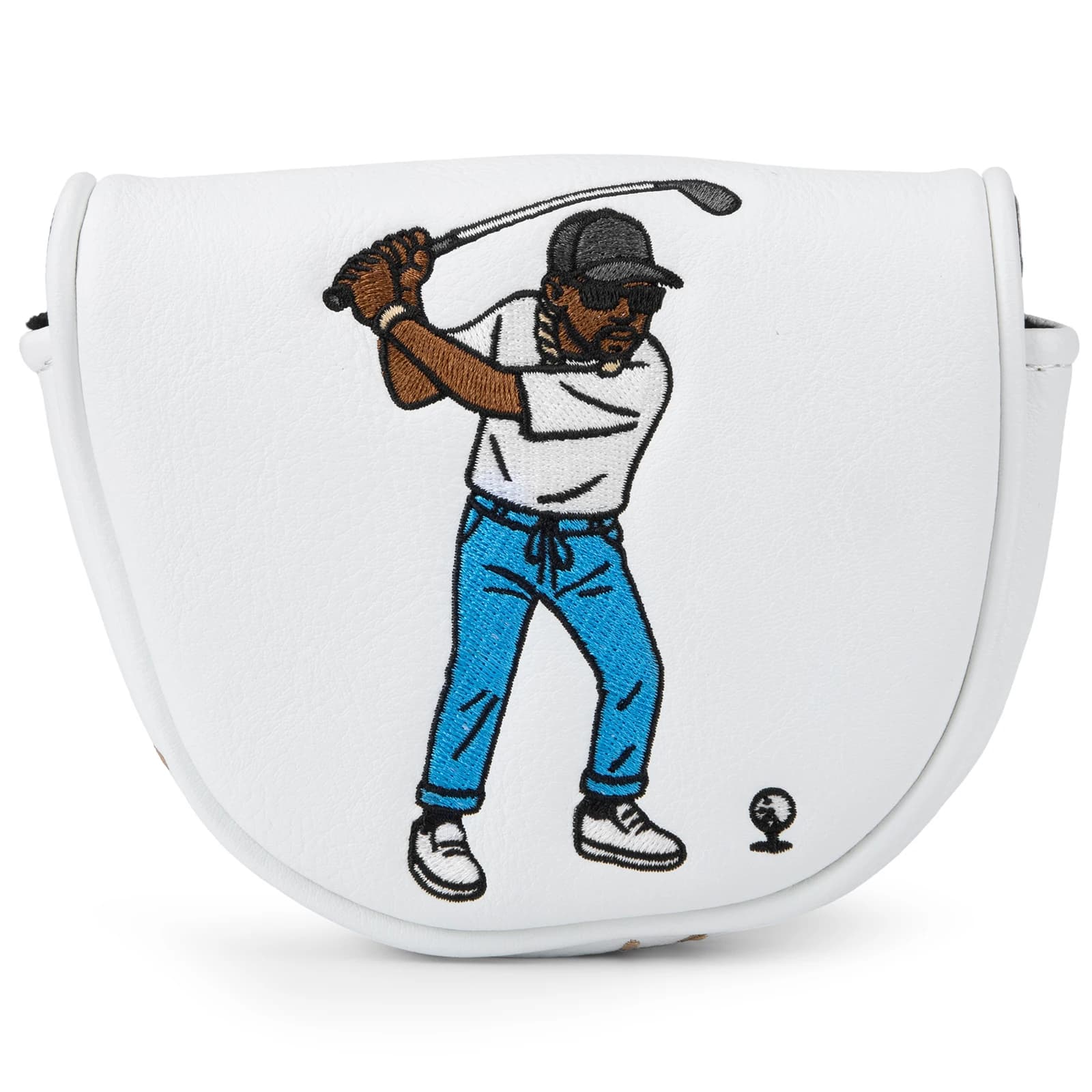 Copri Putter da Golf, Chiusura Magnetica, in Vera Pelle Premium, Adatti per Golf OZ1 MEZZ 1 MEZZ1