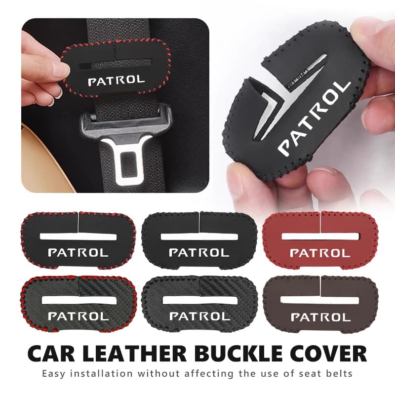 For Nissan Car Safety Seatbelt Anti-Scratch Buckle Plug Cover Seat Belt Clip Protection Accessories Qashqai Juke X-Trail Patrol