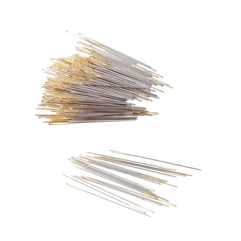 Set di aghi per punto croce per ricamo a occhi grandi Accessorio per maglieria con aghi per cucire a mano in acciaio inossidabile per artigianato da cucito fai-da-te
