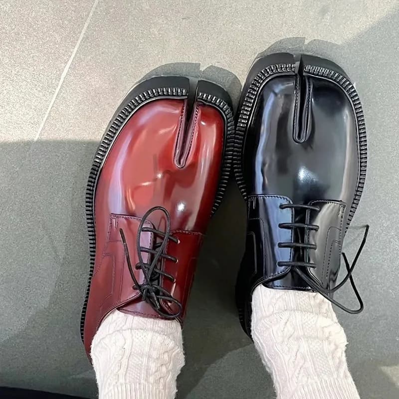 Women's Tabi Shoes 2026, Women's Fashion Shoes, Women's Fashion Leather Shoes, Mary Janes, Pig Shoes, Women's Fashion Shoes