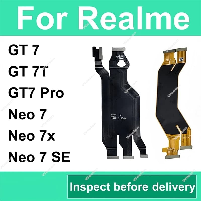 Cavo flessibile per display LCD per Realme GT 7 7T GT7 Pro Neo 7 7x SE, cavo flessibile per scheda madre, riparazione scheda madre