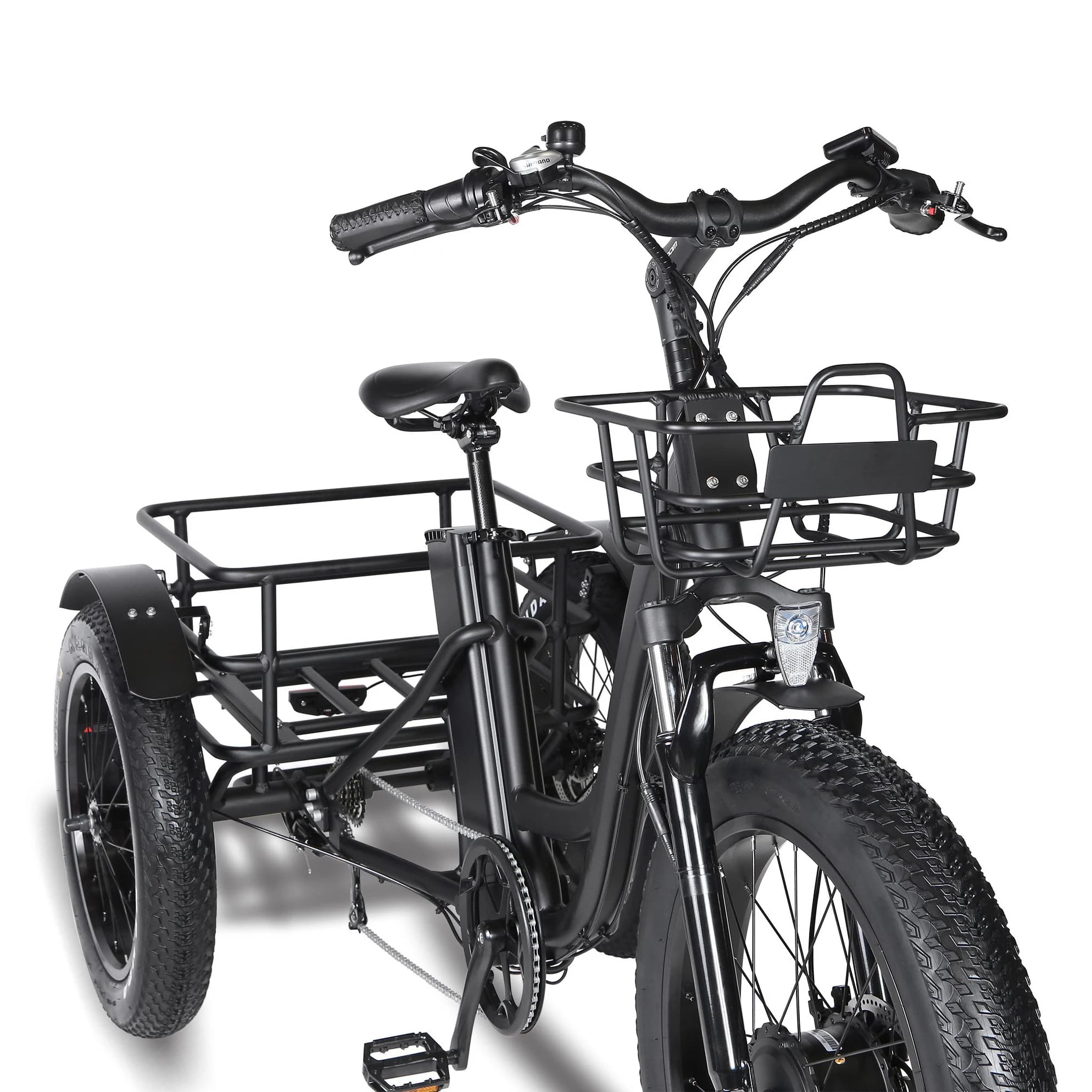 Triciclo per bici a 3 ruote Trike per pneumatici grassi da 20 pollici per bicicletta elettrica