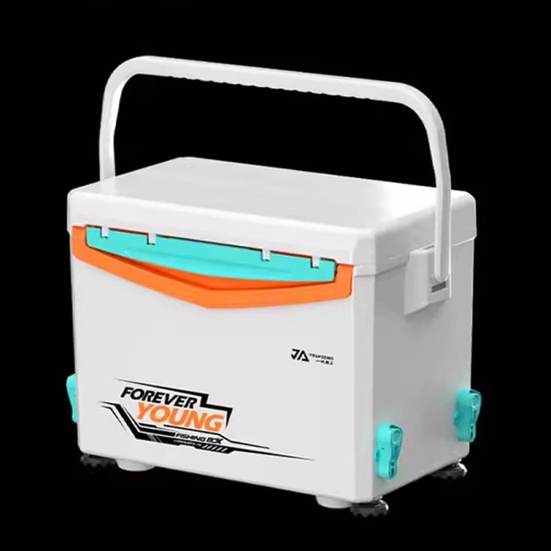 Nuova Scatola da Pesca Mini da 22L, Scatola Porta Attrezzi da Pesca Multifunzionale Ultra-Leggera da 18L con Seduta, Scatola da Pesca Rinforzata, Cassetta degli Attrezzi per Esterni