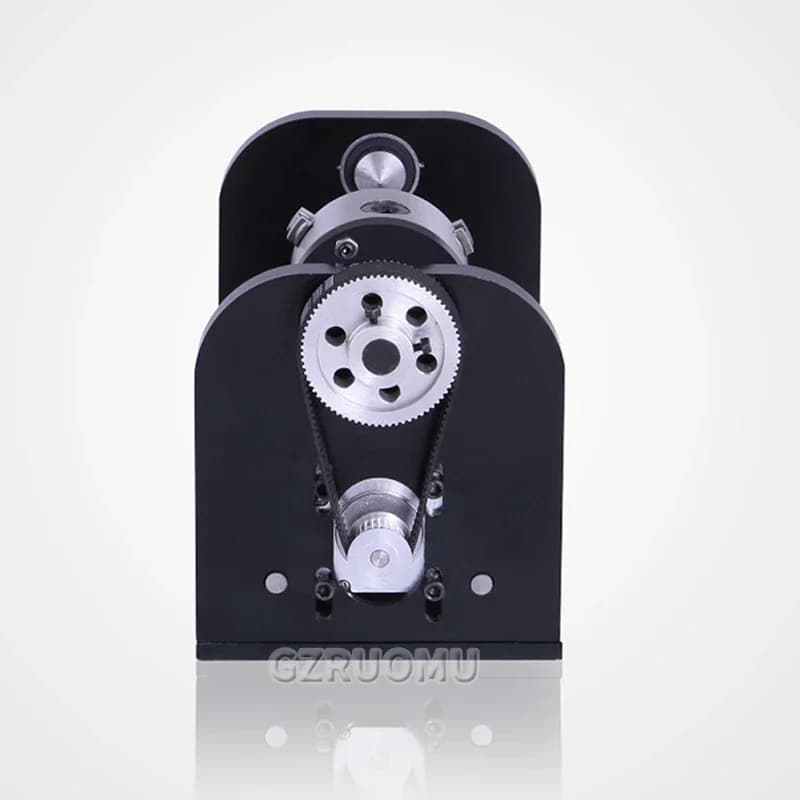 Asse rotante del router CNC 80mm Mandrino a spirale a 3 griffe Misurazione dell'asse del router CNC per macchina da taglio per incisione laser CO2