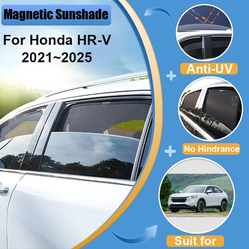 Accessori per Honda HR-V 2021-2025: Tendina Parasole Anti-UV per Parabrezza e Finestrini, Protezione Auto, Ricambi Auto