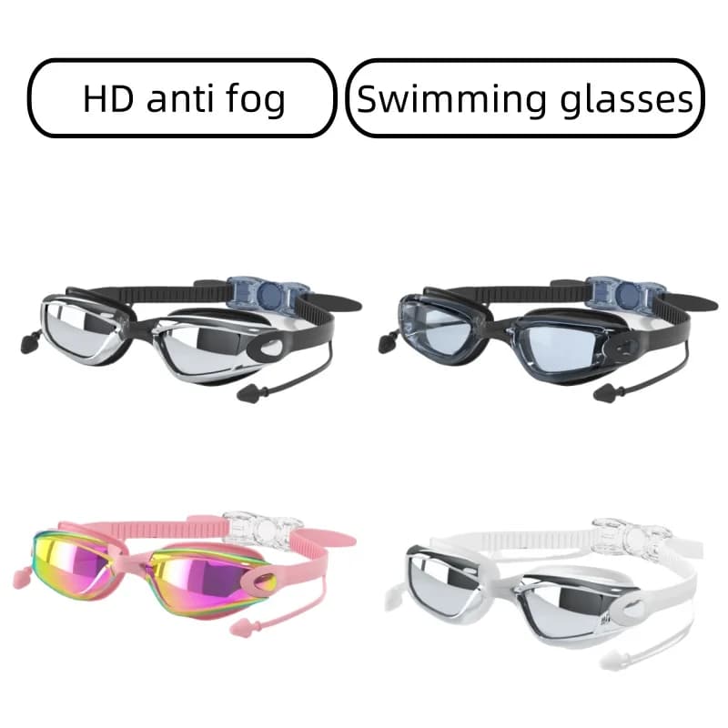 Summer swimwear beach accessories for swimming pools professional swim glasses for adults