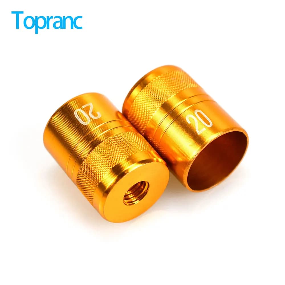 Topranc M8 Adattatore per testa di rete a vite Dimensioni multiple Rete da pesca Asta Pod Connettore Accessori per la pesca