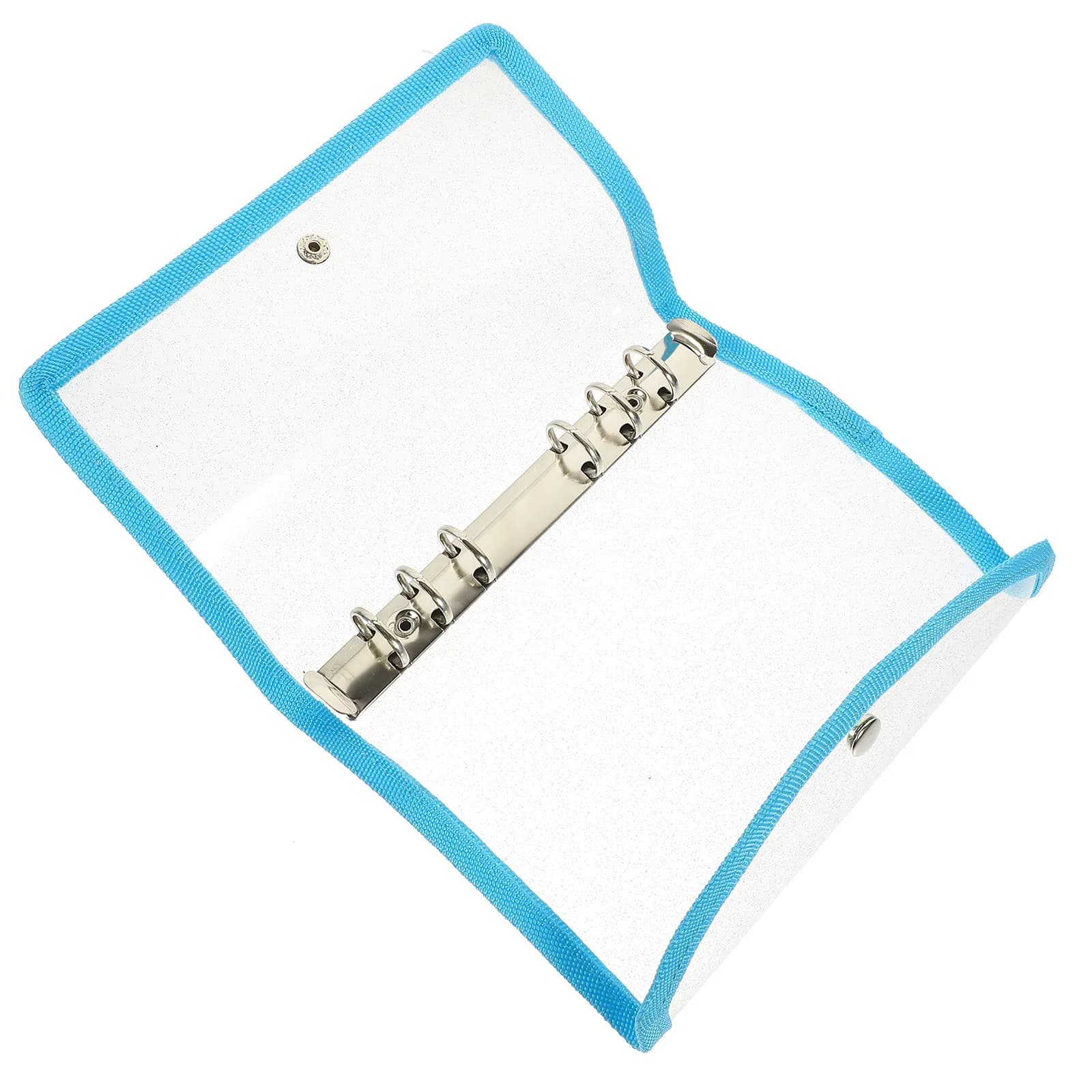 Copertina per Quaderno in PVC Formato A6, Rilegatura in Plastica Premium, Superficie Liscia con Chiusura a Fibbia per Blocco Note, Diario, Agenda, Scrapbook