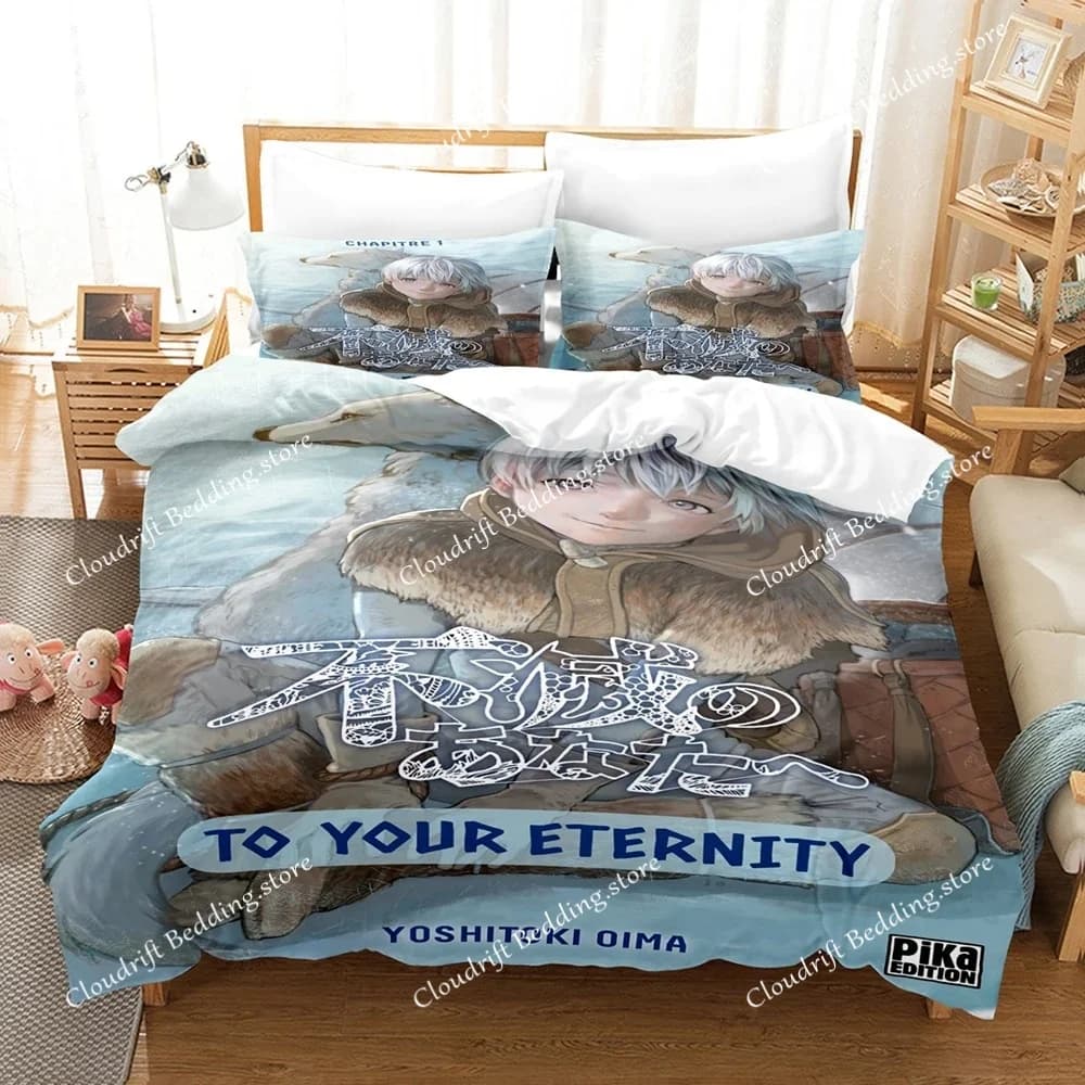 Set di biancheria da letto con disegni 3D a tema cartoni animati, set copripiumino con federa, per letti singoli, matrimoniali, queen e king size, biancheria da letto, tessili per la casa