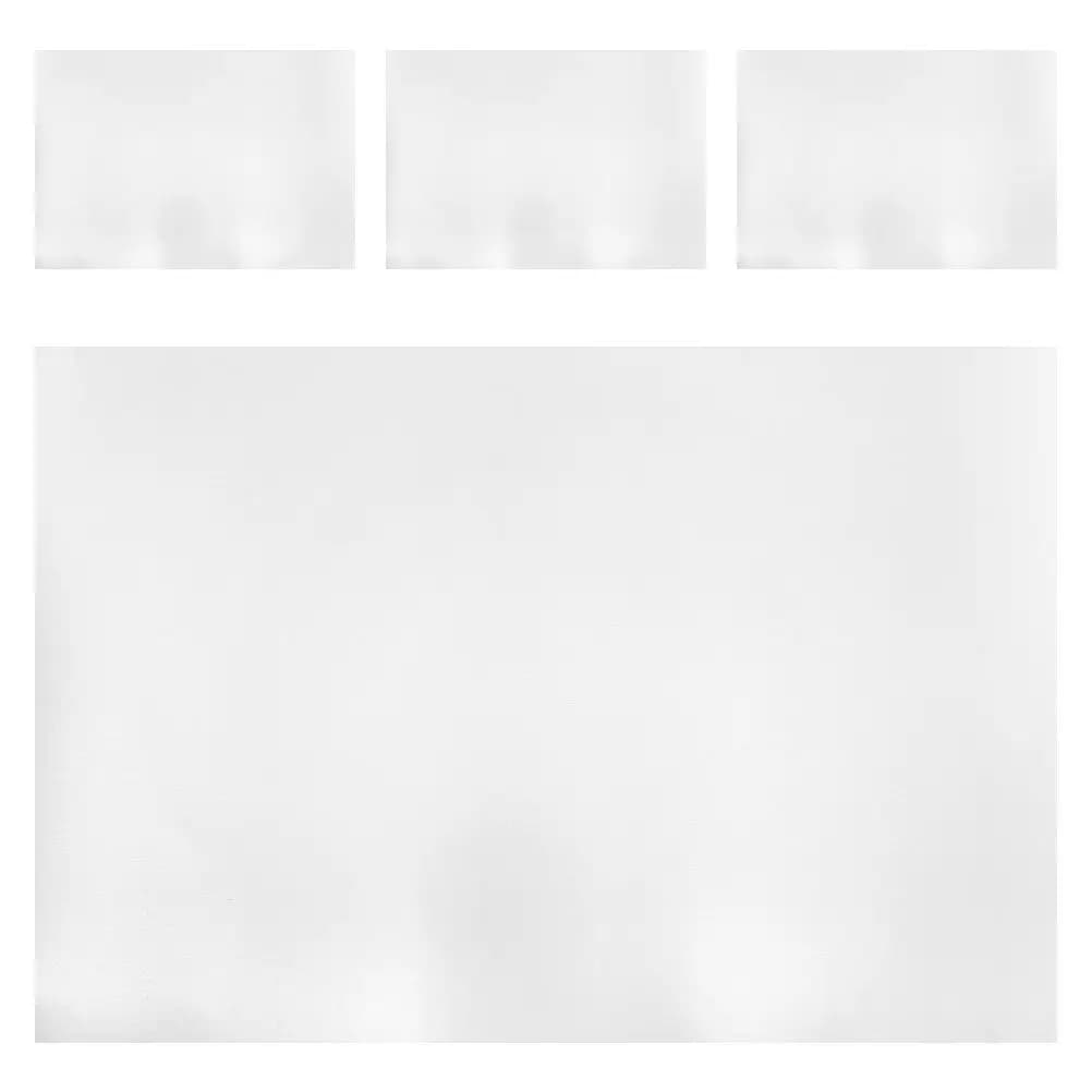 4Pcs A4 Aluminum Engraving Plate Blank for DIY Projects Crafting Signs Nameplates Decorative Hardware Laser Material Rectangle