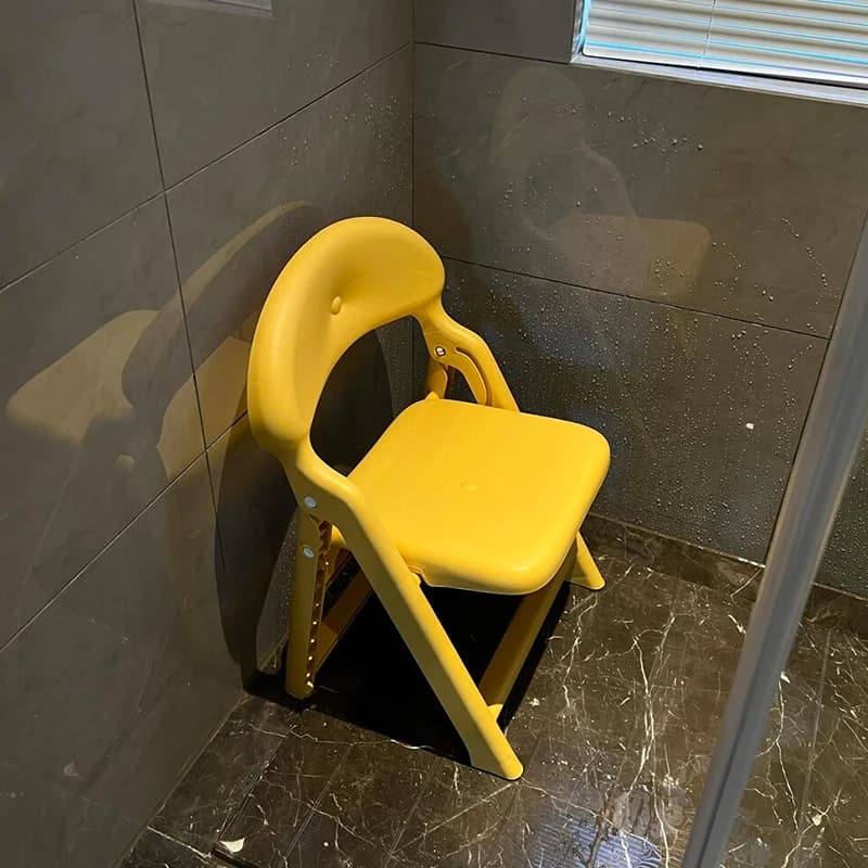 Supporto per WC portatile Poggiapiedi Sgabello Sedia Wc Hocker Sedie in legno Sedia da bagno e doccia in plastica Sgabello per anziani