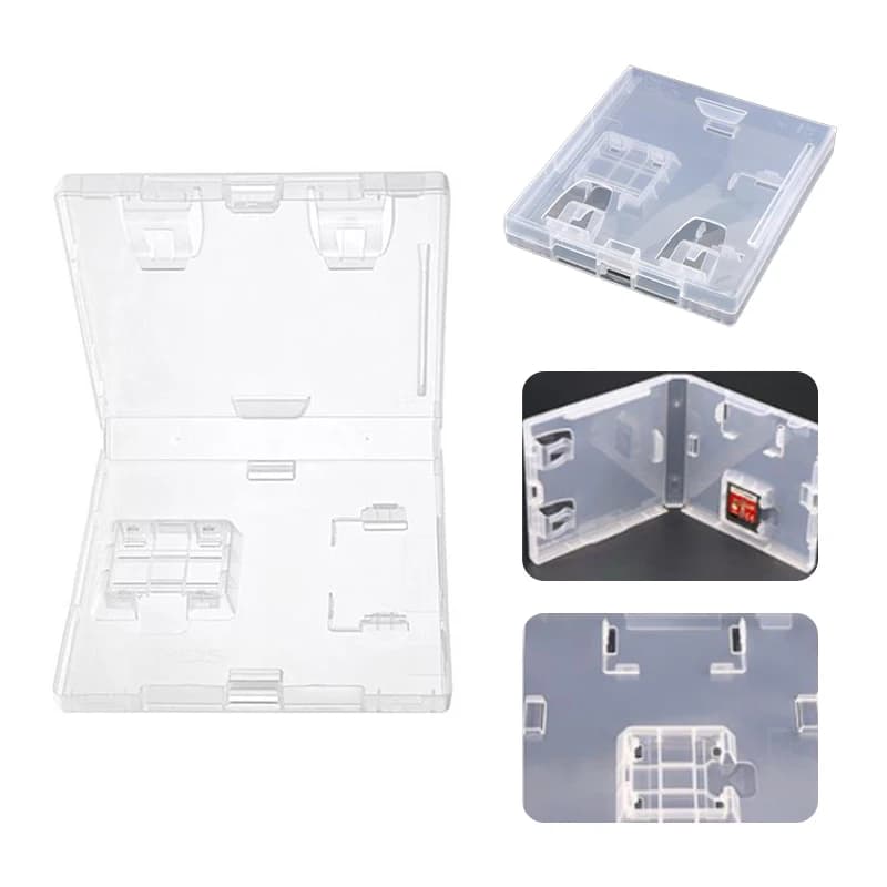 Nuovo! Scatola porta schede di gioco, custodia protettiva in plastica trasparente, organizer per cartucce, compatibile con Switch, NDS, NDSL, NDSi, 3DS, 2DS