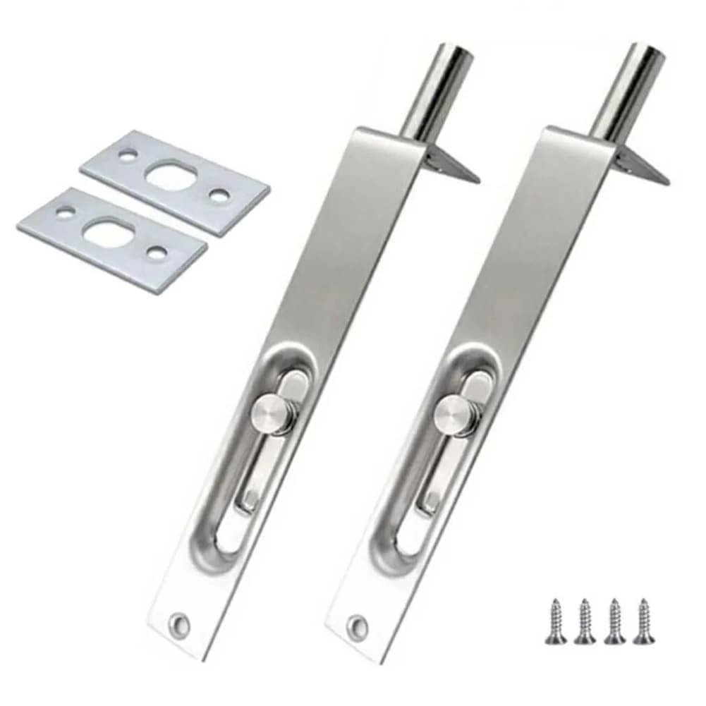 Bullone per porta nascosto Bullone da incasso per porta Bullone antifurto da 6 pollici Bullone per porta Porta da giardino Hardware per capannone Porta scorrevole