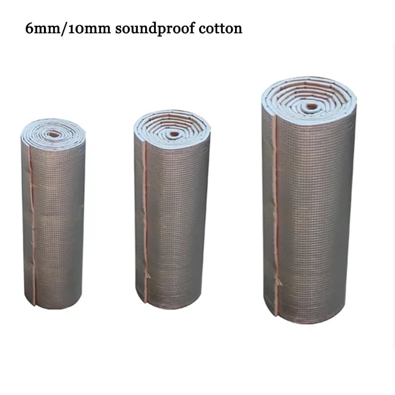 1 Roll 50*200 cm Aluminum Sheet of Cotton Auto Thermal Insulation Film Auto Truck Thermal Insulation Insulation Thermal Insulation Silicone Pad Fire protection foam