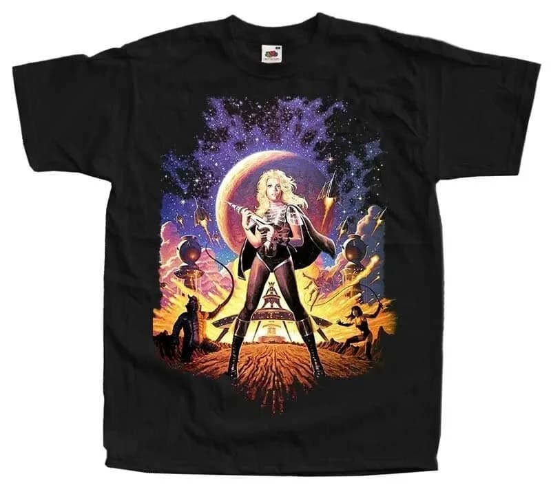 Maglietta da uomo con poster Barbarella V2, tutte le taglie S 5XL