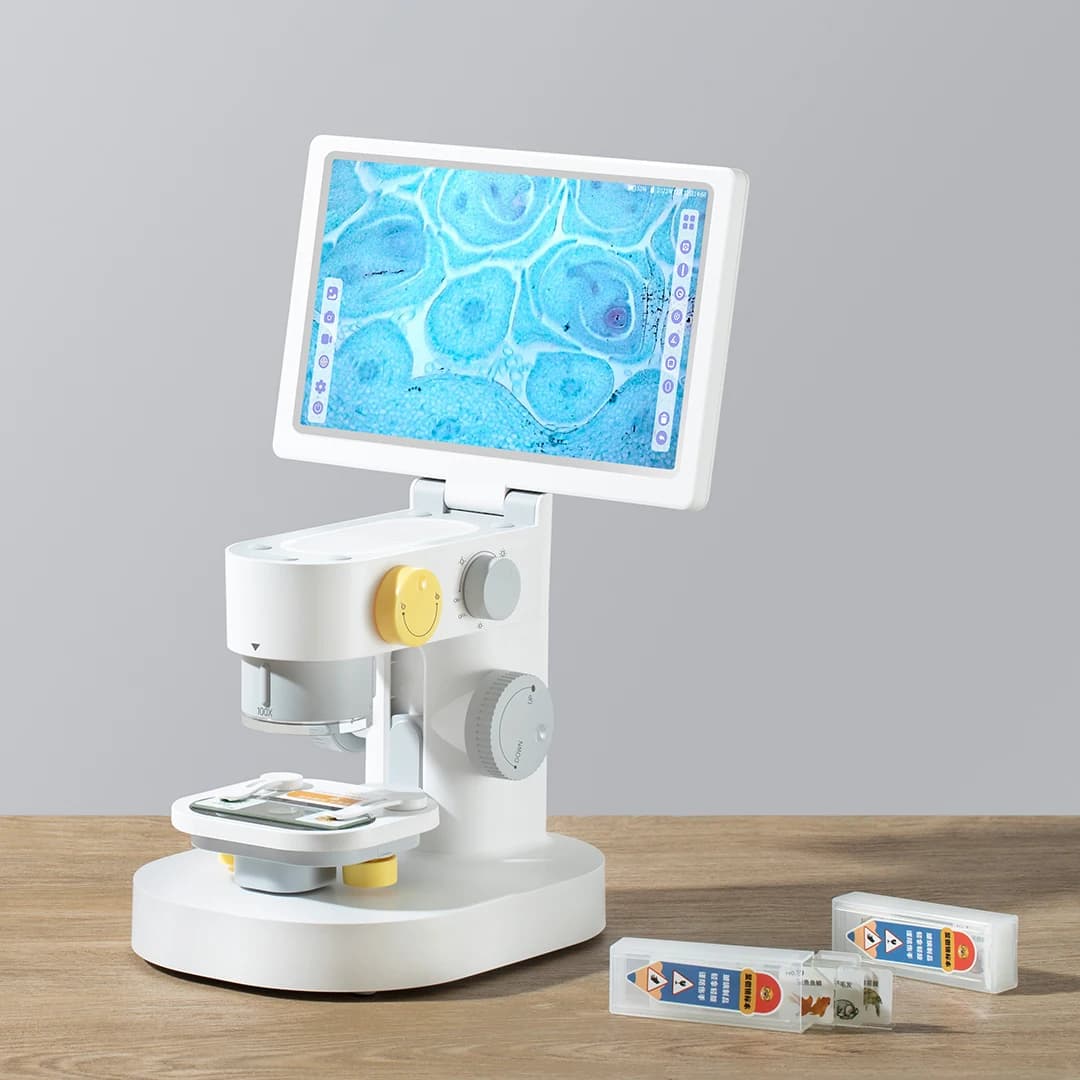 9 pollici 5MP 1080P 100-1200X Zoom Touch Screen Microscopio digitale CMOS Periscopio per ispezione scientifica Telecamera endoscopio portatile