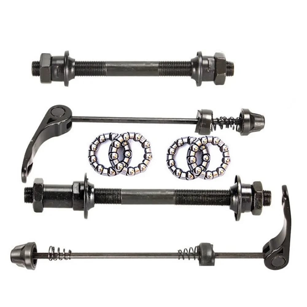 Spiedino a sgancio rapido per asse bici Mozzo ruota per asse anteriore posteriore per bicicletta con cuscinetti mozzo da 25 mm adatto per bici da strada, mountain bike, MTB