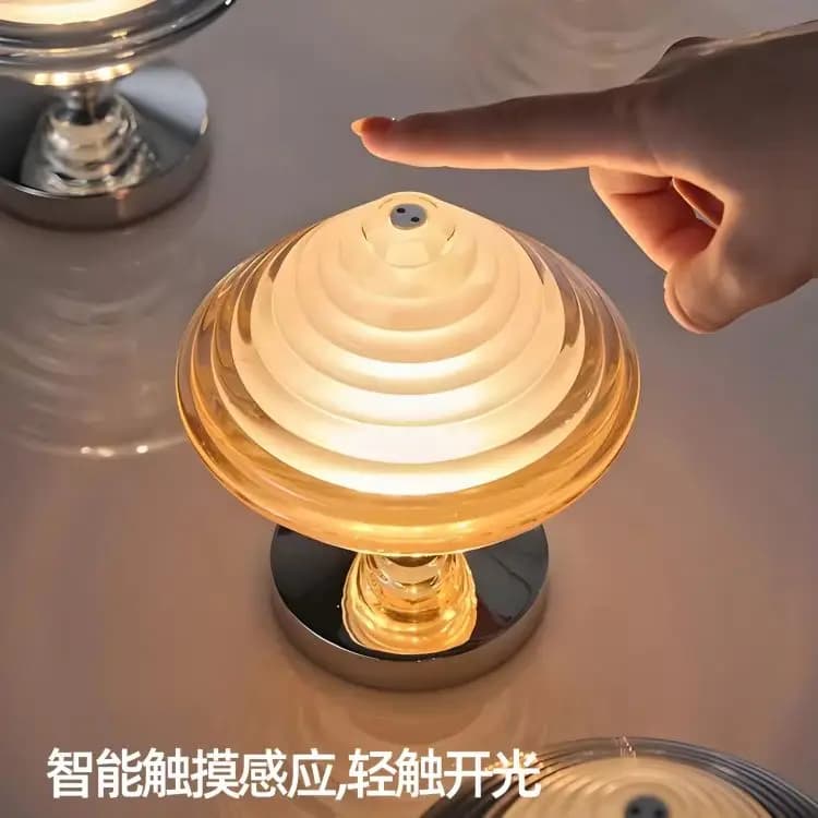 Compagno che dorme lampada da scrivania ricaricabile lampada da comodino camera da letto campeggio esterno luce notturna barra trasparente luce d'atmosfera