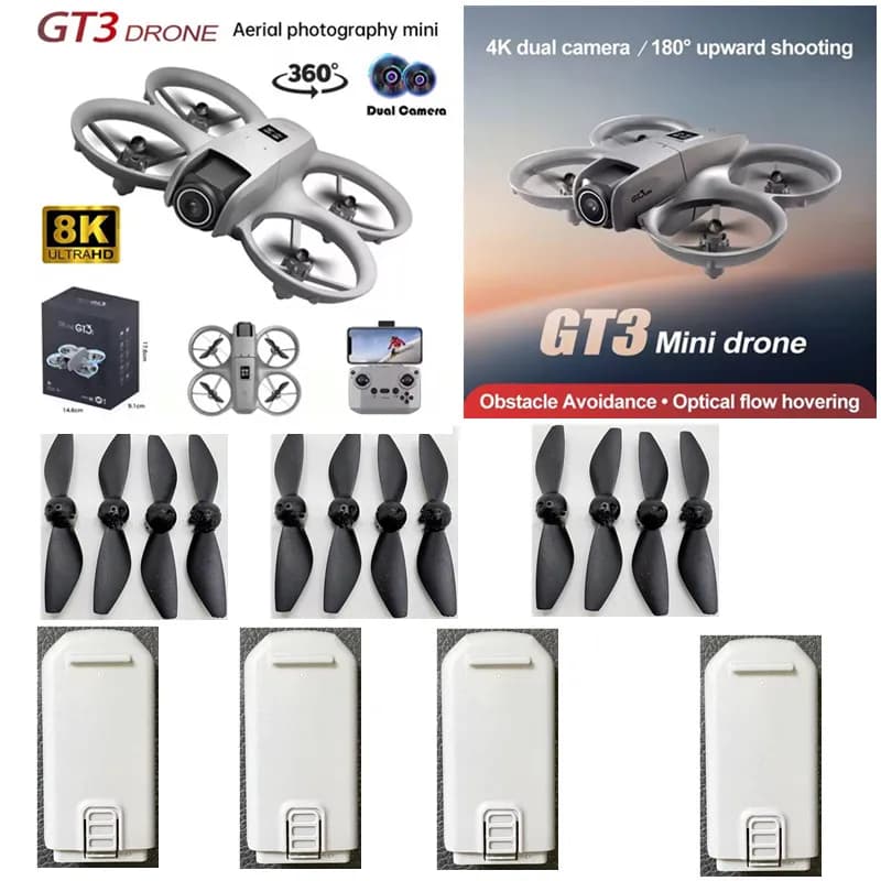 GT3 Drone Blades 3.7V 1800MAH Battery For GT3 MINI Drone GT3 Drone Battery Blades GT3 Dron Battery Parts