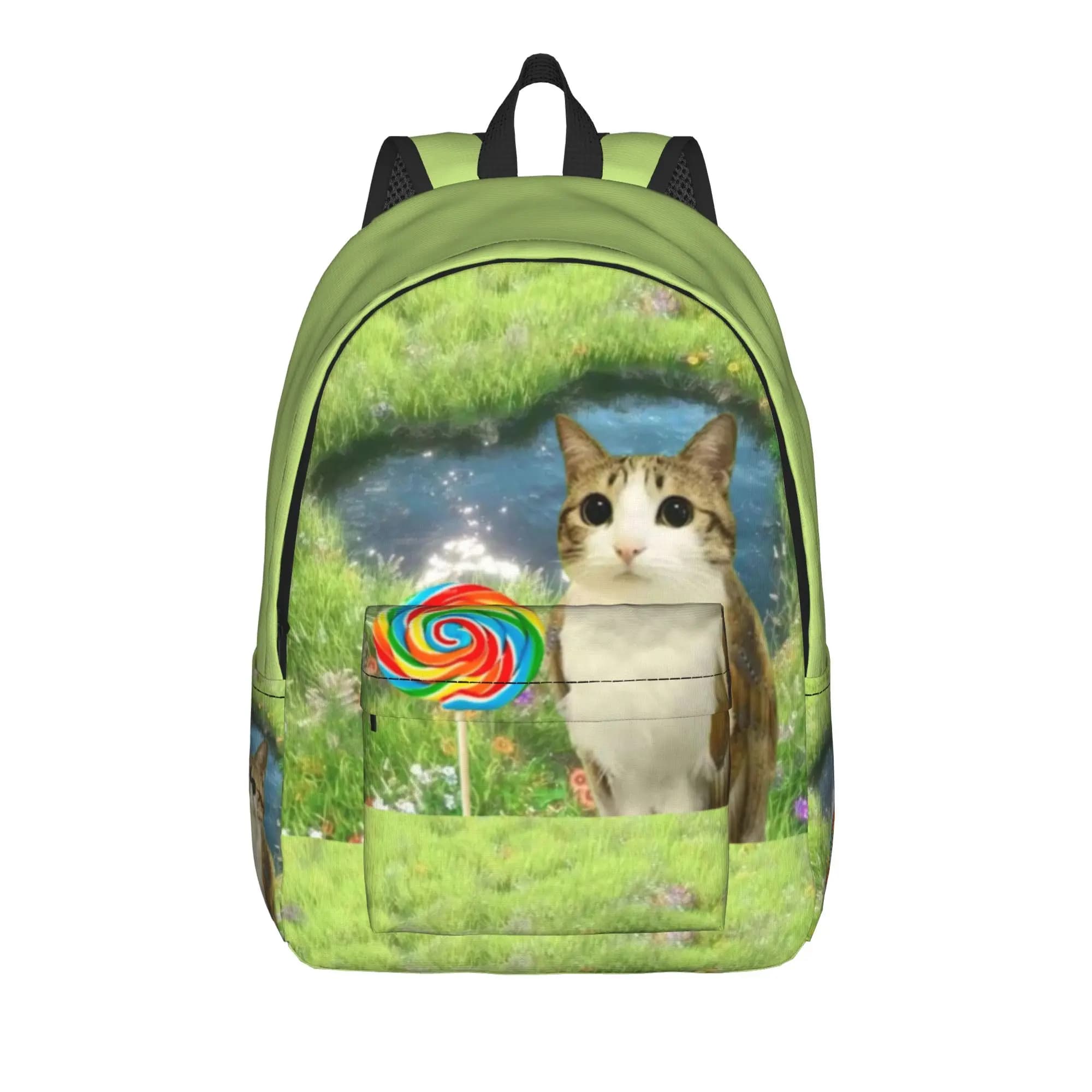 Dreamy Meowl CatOwl Cute Backpack for Men Women Fashion High School Business Daypack Laptop Computer Shoulder Bag Outdoor