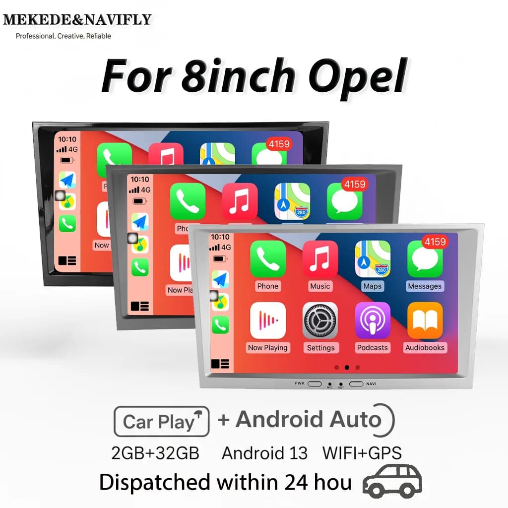 Per Opel Astra HJ 2004 Vectra Vauxhall Antara Zafira Corsa CD Vivaro Meriva Veda android 13 8 pollici Autoradio Navigazione Carplay