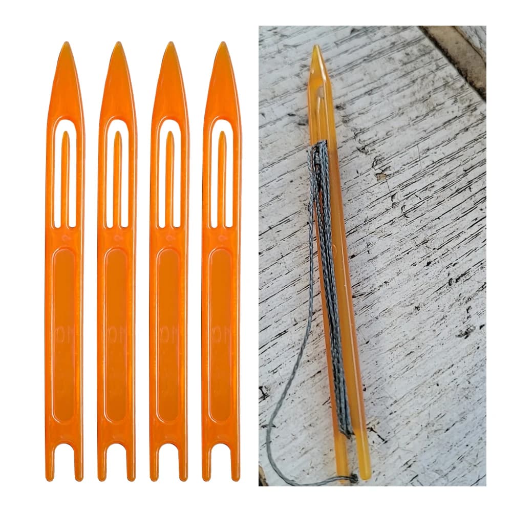 3 pz Colore Casuale Rete Da Pesca navetta Navetta Per Tessitura In Plastica Ago A Maglia Stablocco Rammendo La Rete Gabbia Per Pesci strumento