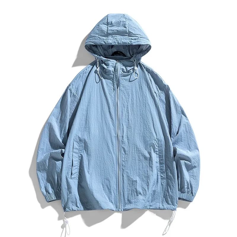 Lightweight UV Protection Jacket UPF50+ Men Women Quick Dry Hooded Sunscreen Coat Breathable Travel Fishing Hiking