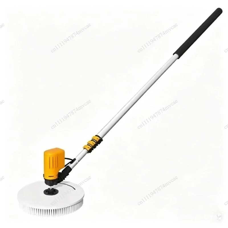 Solar Panel Cleaning Brush - Rotating Window Washing Tool for Photovoltaic Systems, Electric Powered Glass Cleaner Machine
