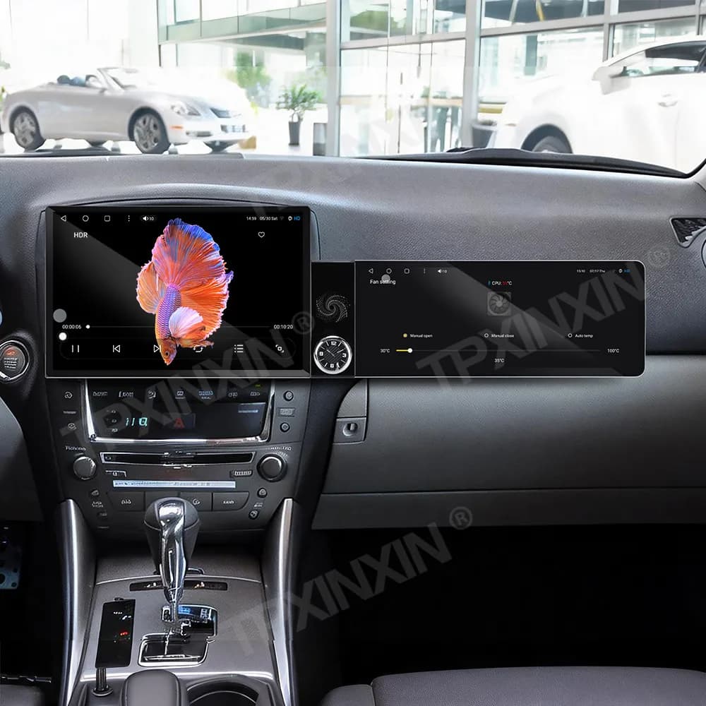 Different Type Dual Screen Car Radio For Lexus IS250 2006-2010 Car Multimedia Video Player GPS Navigation Carplay