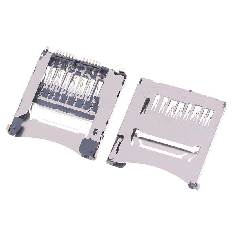 1PCS SD Memory Card Slot Component Reader Holder Assembly For D3300 D810 D750 Card Slot