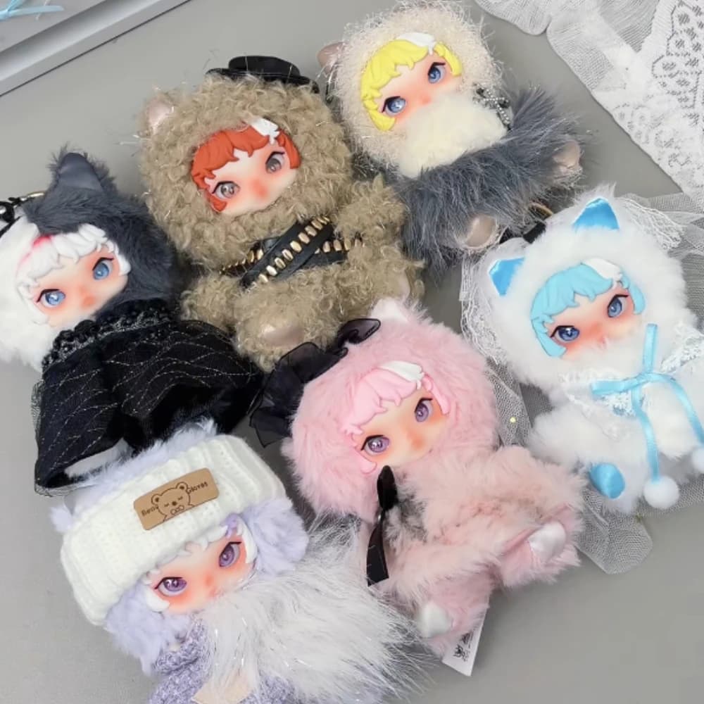Ziva Illusion Veil Corridor Mystery Box Desktop Cute Action Figure Keychain Blind Box Kawaii Surprise Bag Ornament Anime Doll