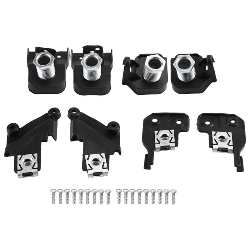 AS57-For VW Tiguan 2012-2017 Car Front Bumper Headlight Bracket Headlamp Repair Kit 5N0998226B 5N0998225B