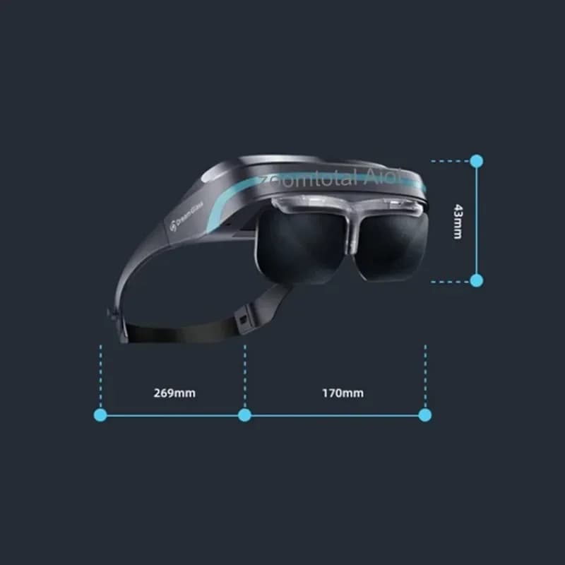 Smart AR glasses compatible with eyeglasses, 4K/90 grade/2D/3D, simple to use (plug and play) for movies and television/games/medical/industrial applications 2025