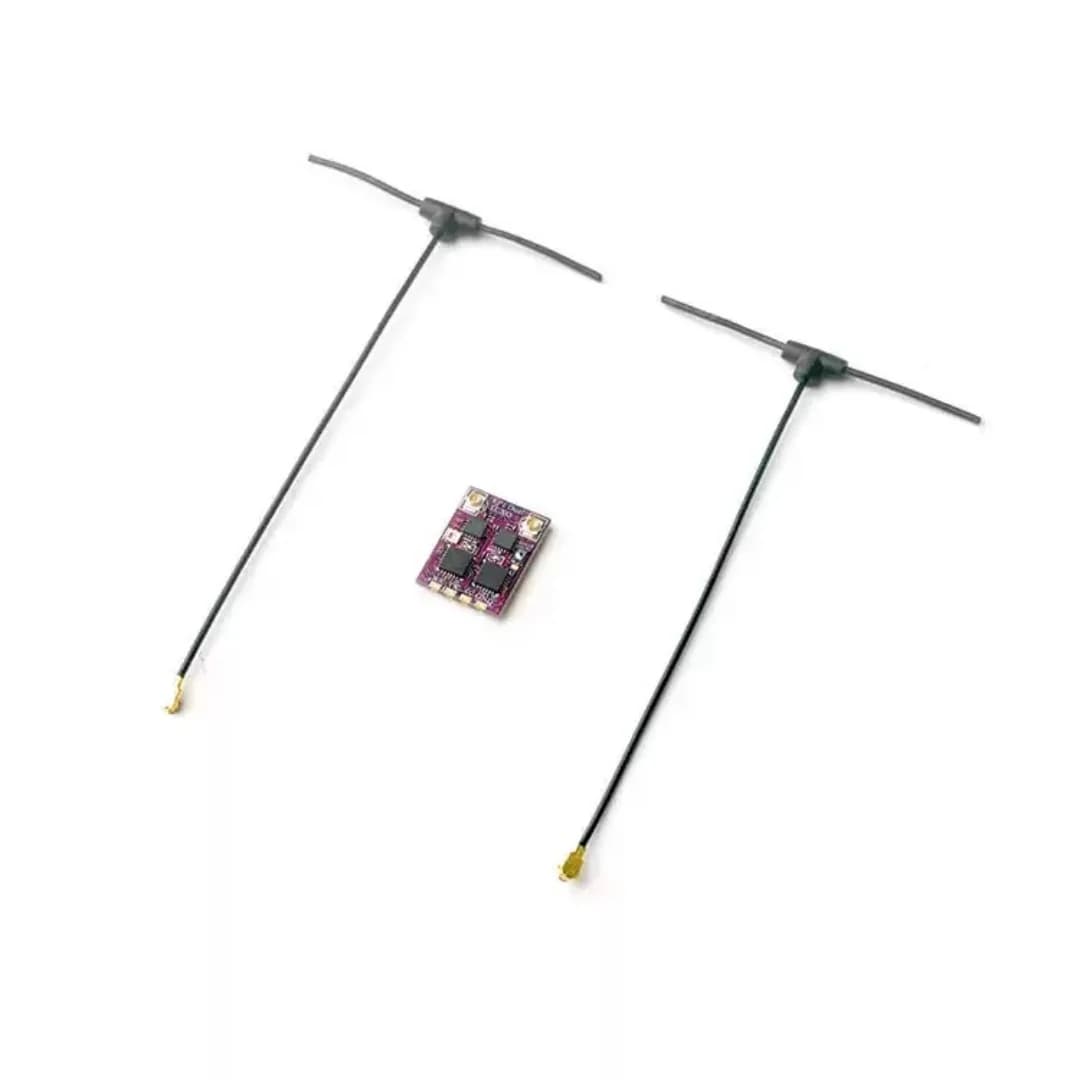 HAPPYMODEL 2.4G ELRS EP2 EP1 Doppio TCXO Expresslrs Doppio ricevitore TCXO per drone da corsa FPV a lungo raggio